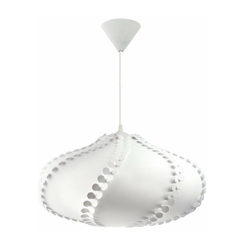 

Lámpara colgante de PVC blanca Spinny