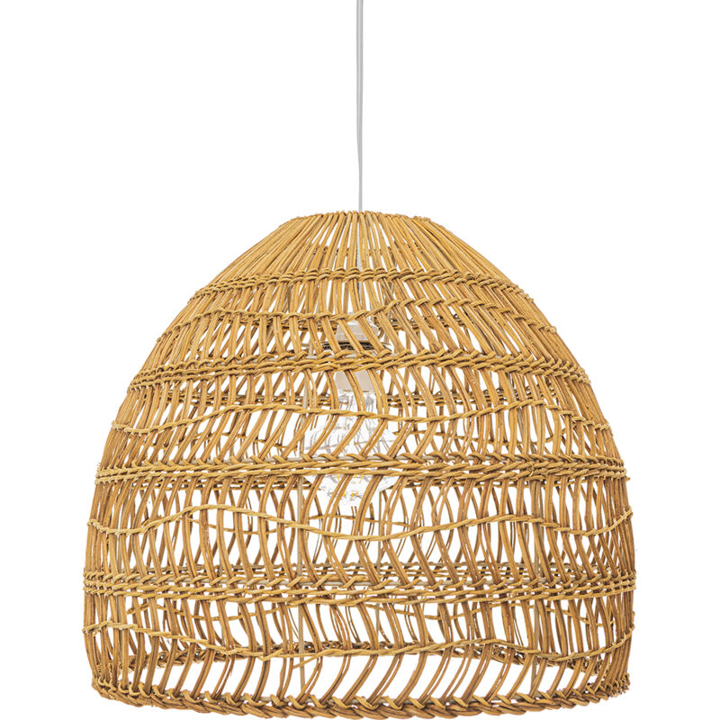 

Lámpara Colgante de Ratán Natural Diseño Boho - 40cm - Hoa Madera natural Mimbre
