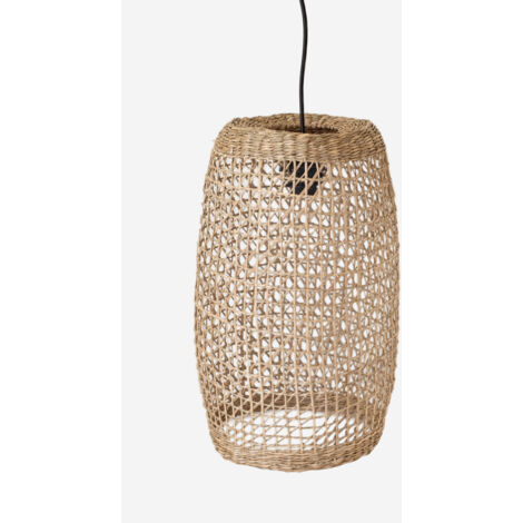LÁMPARA COLGANTE DE TECHO DE SEAGRASS Ø30X50