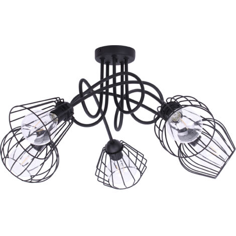 Lámpara colgante de techo moderna industrial retro