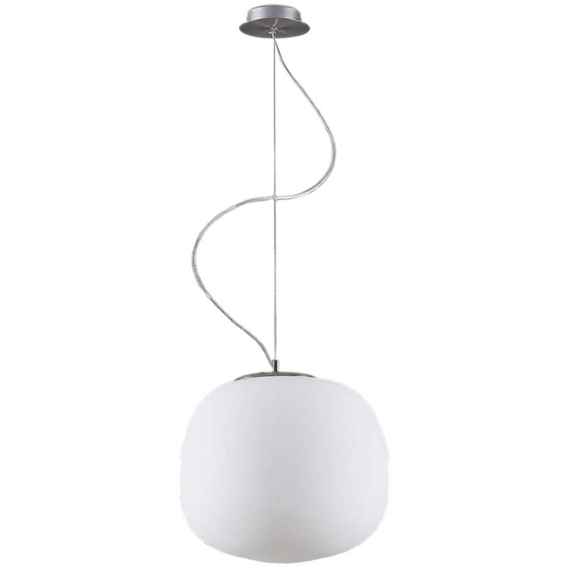 

Lámpara colgante de vidrio Ginevra redonda 38 cm