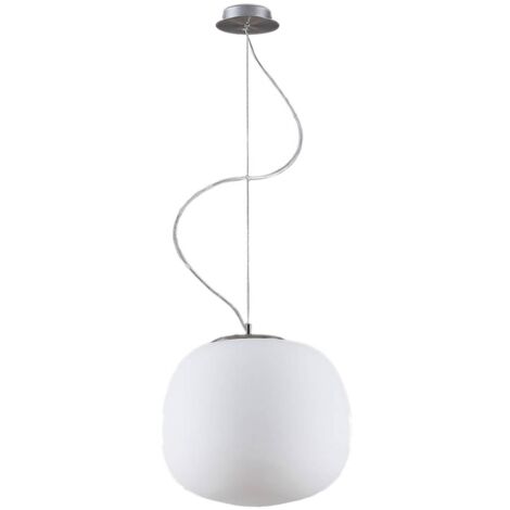 Lámpara colgante de vidrio Ginevra redonda 38 cm