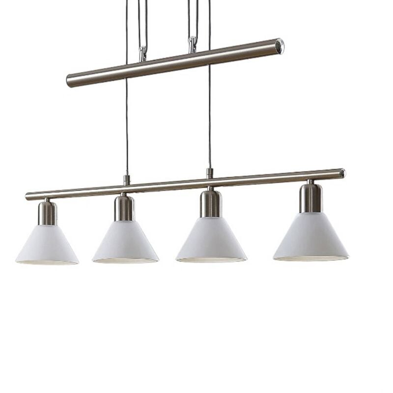 

Lindby - Lámpara colgante Delira 4 luces, níquel