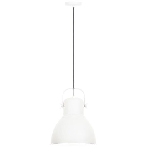 LAMPARA COLGANTE E27 BLANCO
