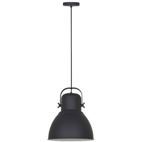 LAMPARA COLGANTE E27 NEGRO
