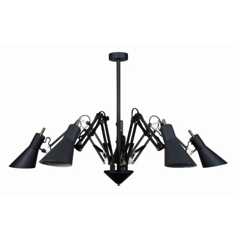 LAMPARA COLGANTE E27 NEGRO NICKEL