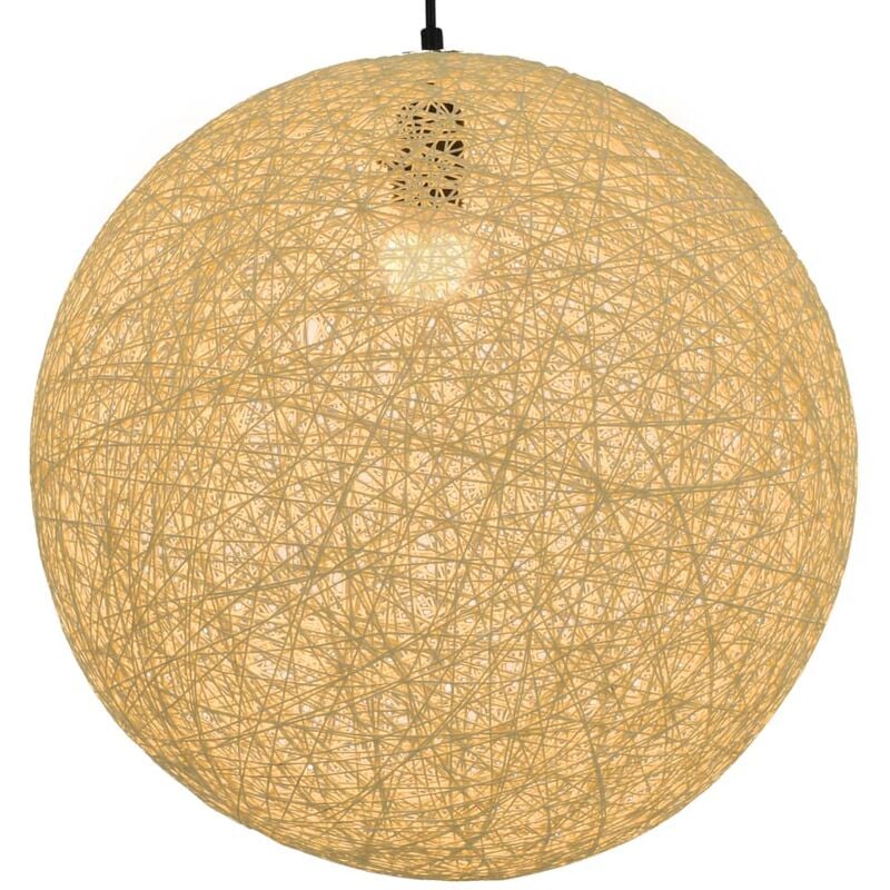 

Rogal Home&Deco Lámpara colgante esférica color crema E27 45 cm