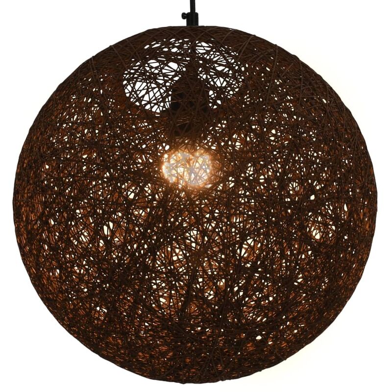 

Lámpara colgante esférica marrón E27 35 cm