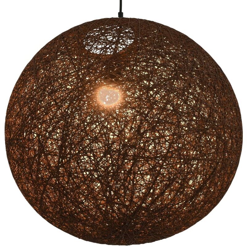 

Lámpara colgante esférica marrón E27 55 cm
