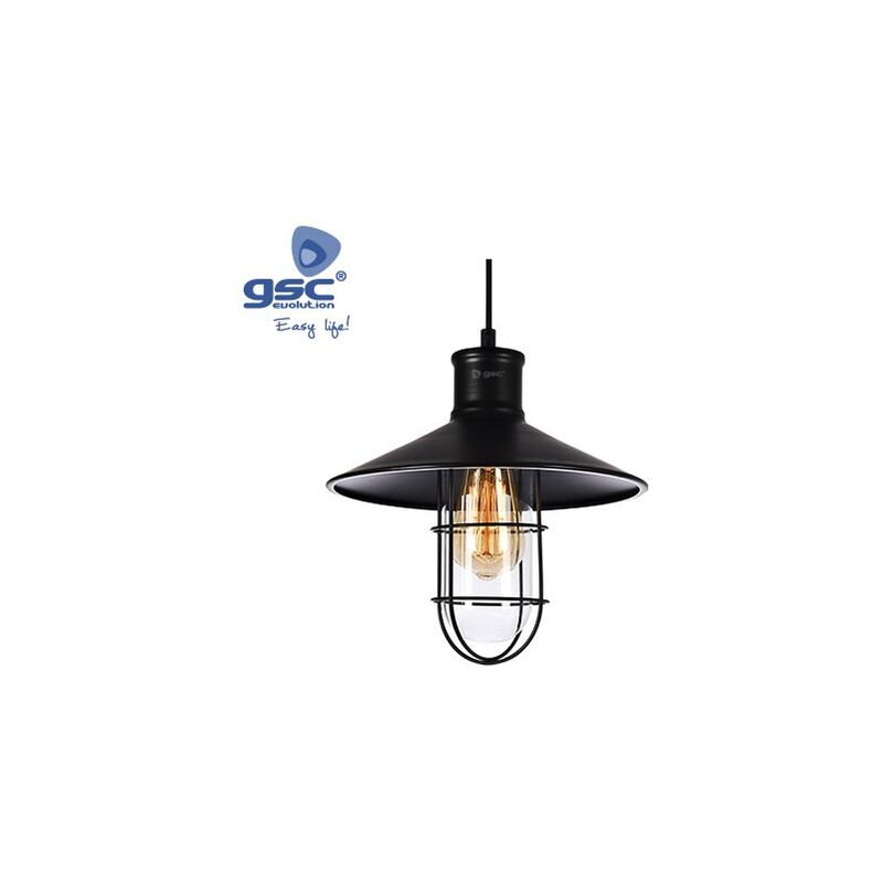 

Lampara colgante Factory 1.5M metal Negro