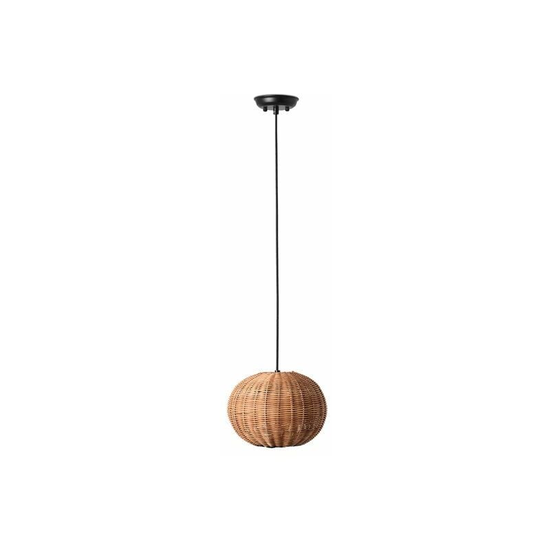 

Lampara colgante Faro Barcelona HAKA 65134-73 Negro/Ratan