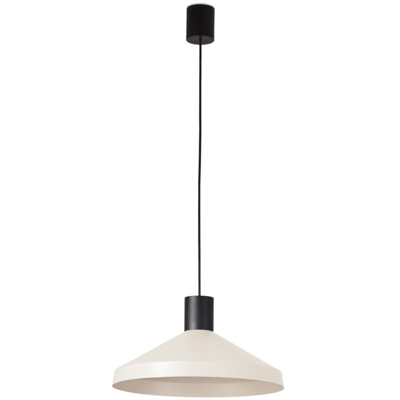 

Faro Barcelona - KOMBO Lámpara colgante beige Ø400 1L - NEGRO MATE