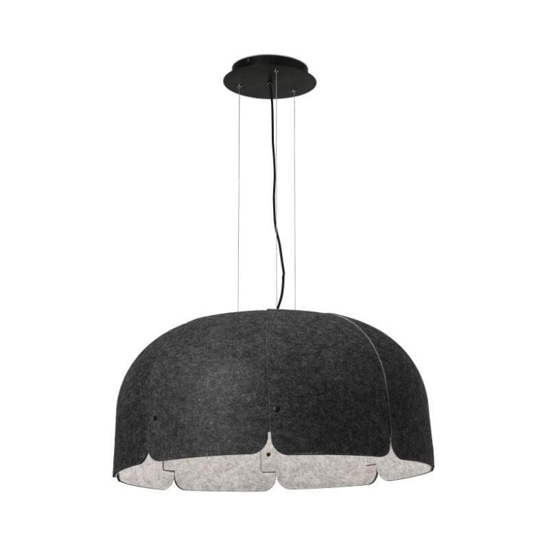 

MUTE LED Lámpara colgante gris oscuro dimable 3000K - NEGRO MATE