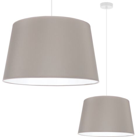LÁMPARA COLGANTE GAJA CONO BLANCA 1 PANTALLA PLANA OLIVA 44CM