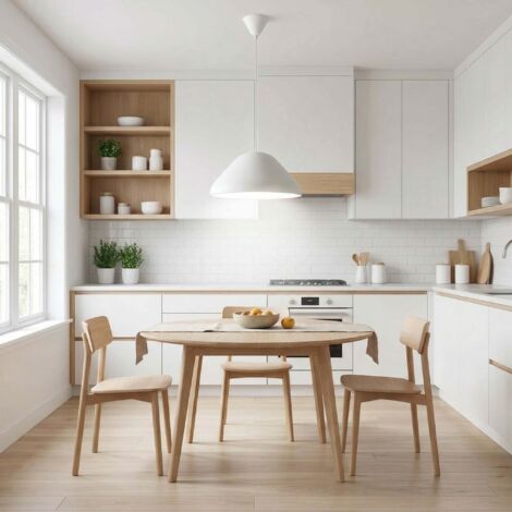 Lámpara colgante Ganeko E27 – Estilo moderno y funcional con difusor desmontable