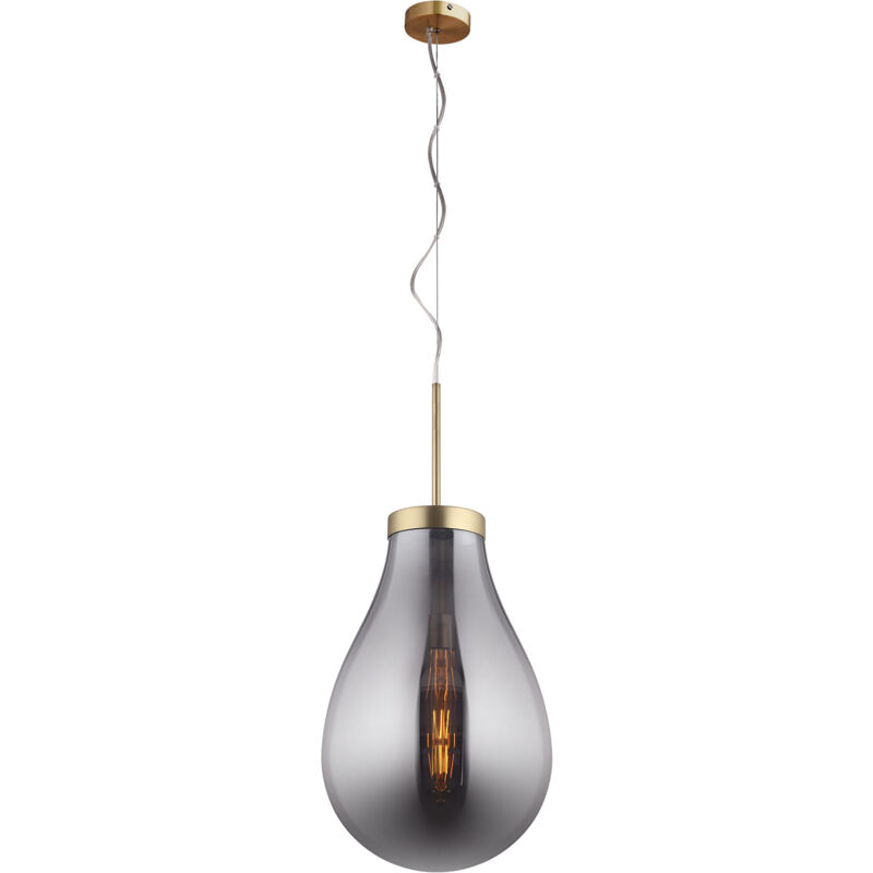 

lumineca - Lámpara colgante Hatann Smoky M - 50231021674833