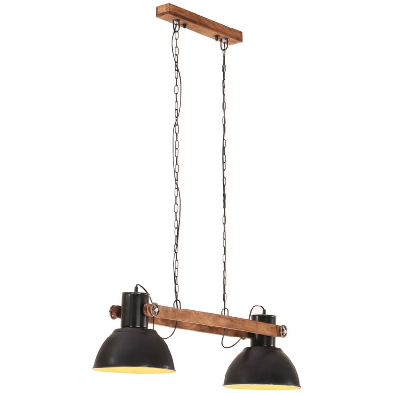 

Lámpara colgante industrial 25 W negra 109 cm E27