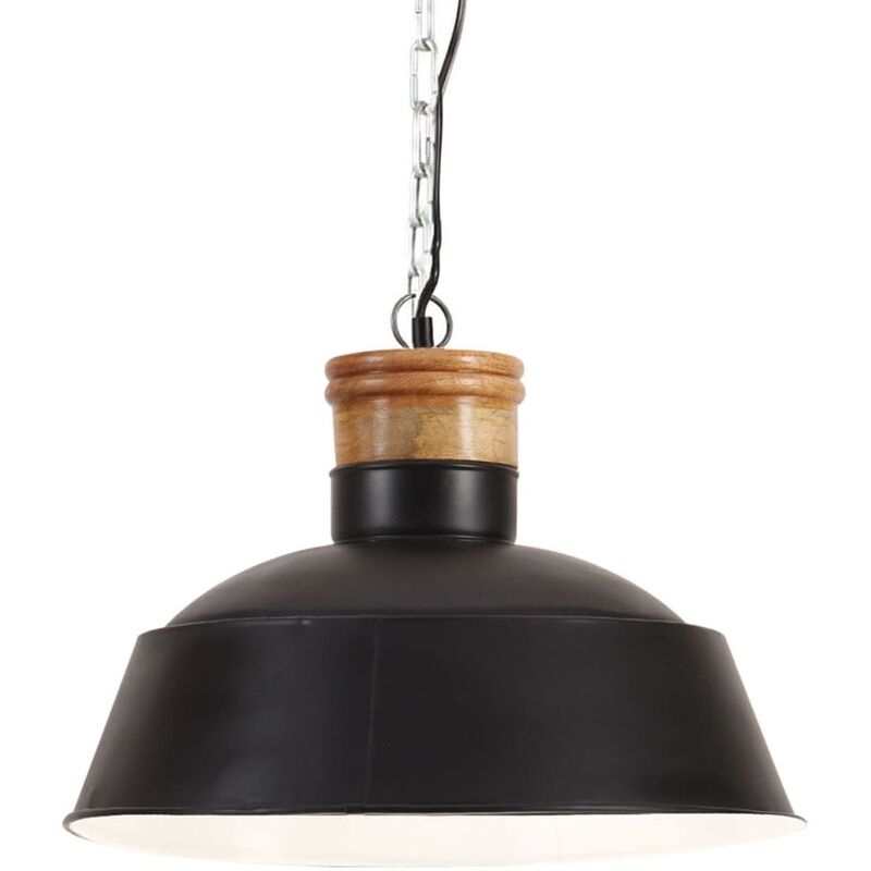

Lámpara colgante industrial 42 cm negro E27