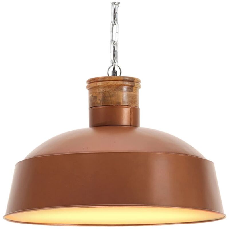 

Lámpara colgante industrial 58 cm cobre E27
