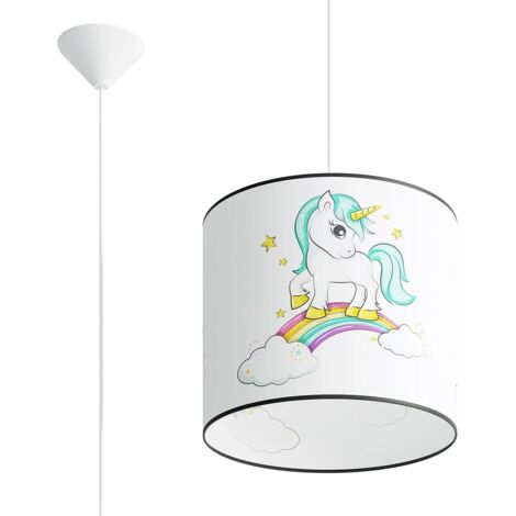 Lámpara colgante infantil Unicornio 30