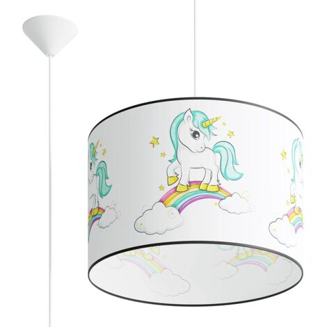 Lámpara colgante infantil Unicornio 40