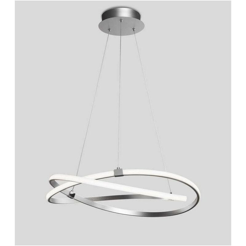 

Lámpara colgante cromo-plata Infinity led 42w