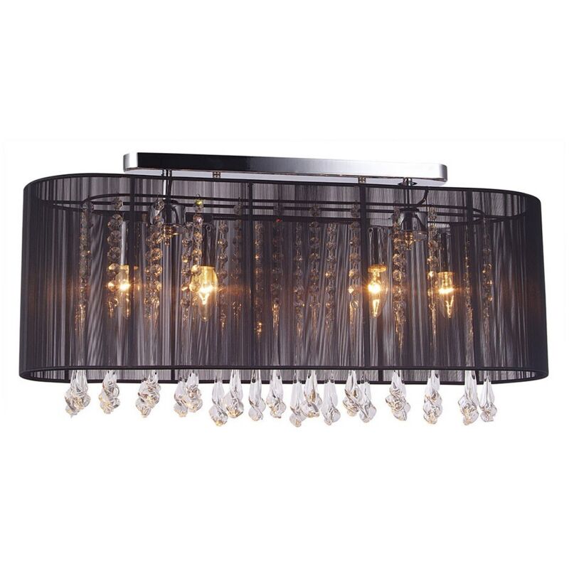 

Lámpara colgante Isla de cristal Negro