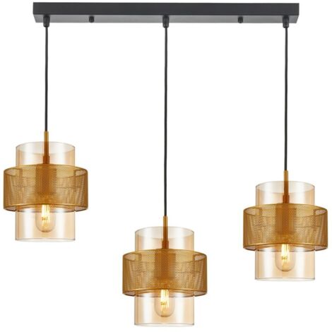 Lámpara colgante Italux Vinoti PND221323SGDAMB