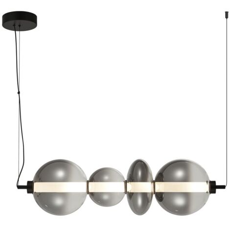 Lámpara colgante LED 36W SONTE PND2435236WBKSG Italux