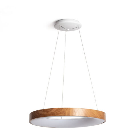 Lámpara Colgante LED 50W Metal CCT Seleccionable Jacob-L Marrón