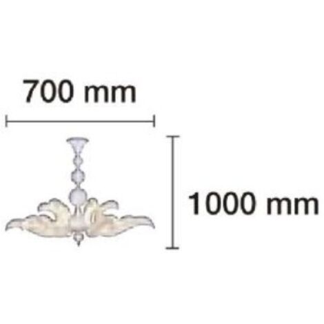 Lámpara Colgante LED 90W 3000K Moderna Tipo Araña
