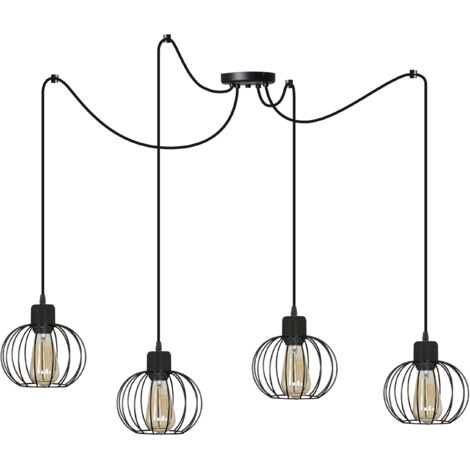 Lámpara colgante LED araña estilo retro LOFT moderna