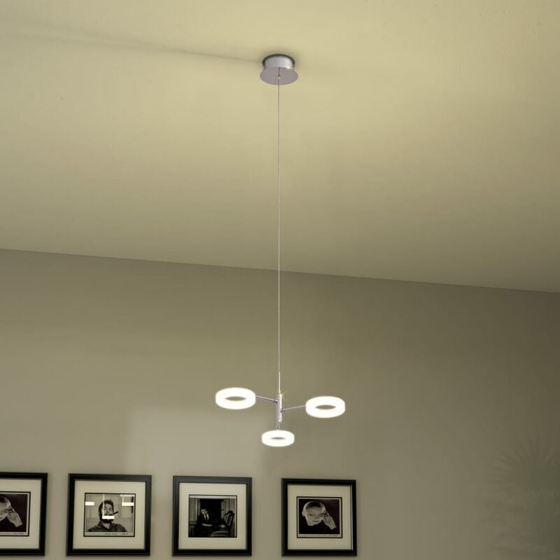 

Lámpara colgante LED con 3 luces blanco cálido