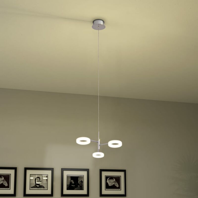 

Lámpara colgante LED con 3 luces blanco cálido
