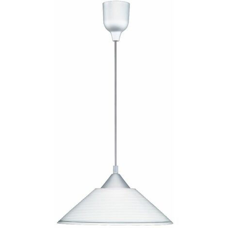 main image of "Lámpara colgante LED de 7 vatios, lámpara de péndulo con iluminación blanca Riefenglas"