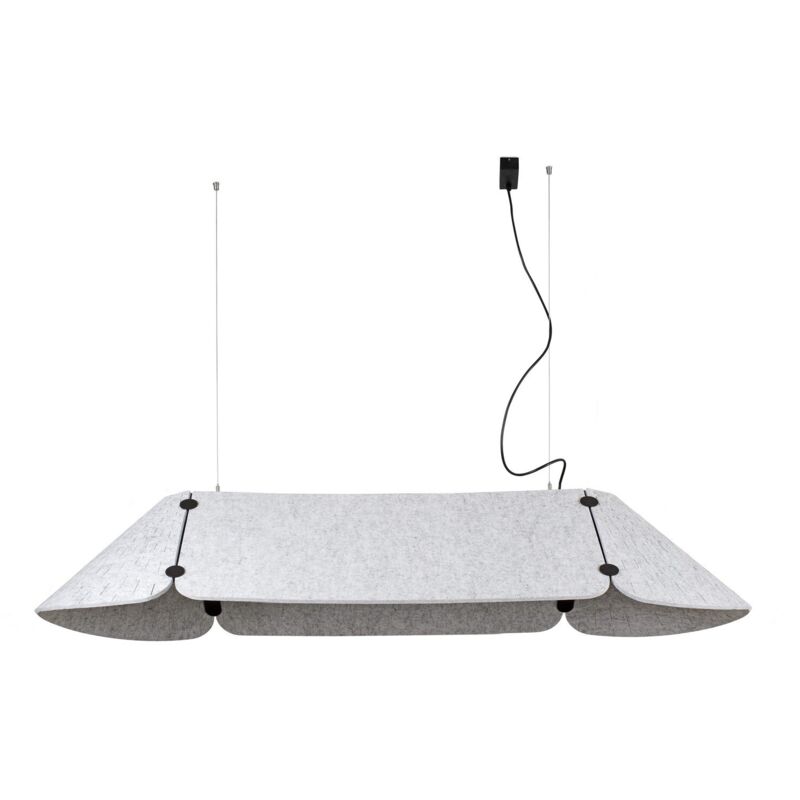 

FONOVIA Lámpara colgante gris 50W 3000K - NEGRO MATE