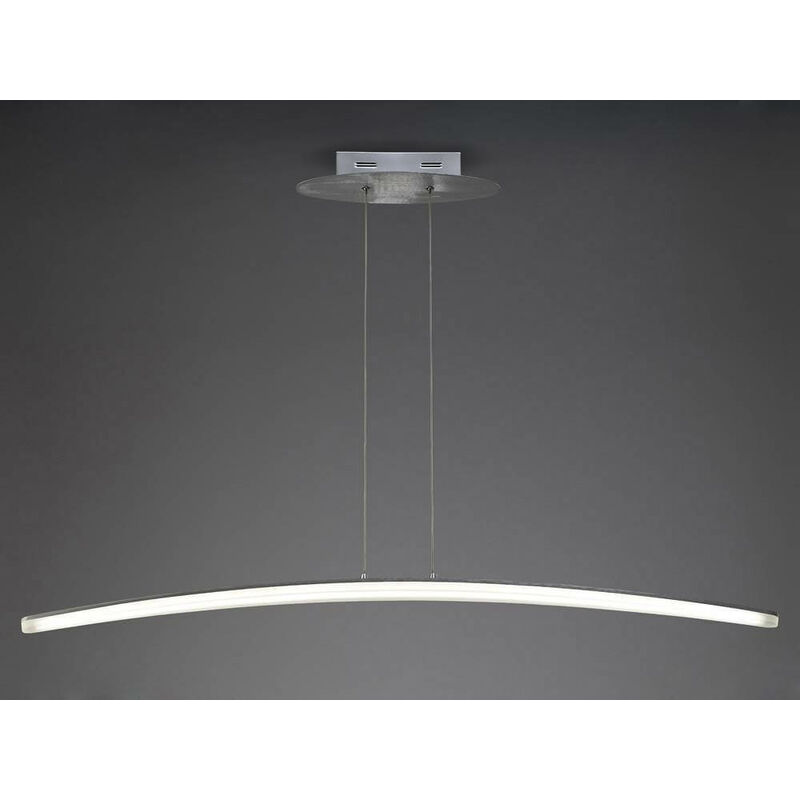 

Lámpara colgante LED Hemisferic 28W 110cm Barra 3000K, 1800lm, aluminio satinado / acrílico mate