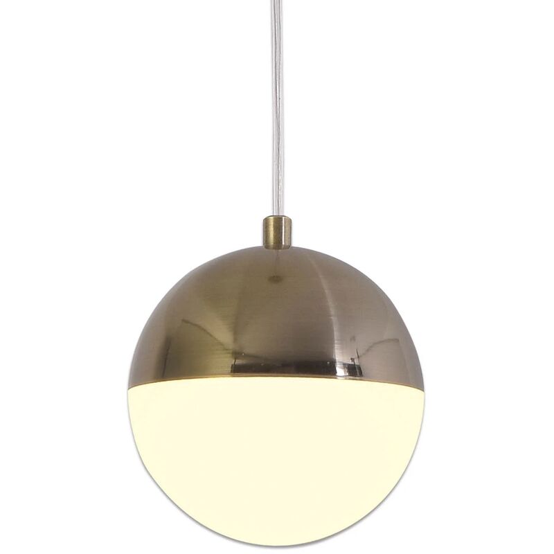

LÁMPARA COLGANTE LED KENDALL 9W 4000K ANTIQUE BRASS - Lúzete