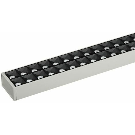 Lámpara colgante LED lineal V-TAC de 60 W con chip Samsung, color plata y blanco natural