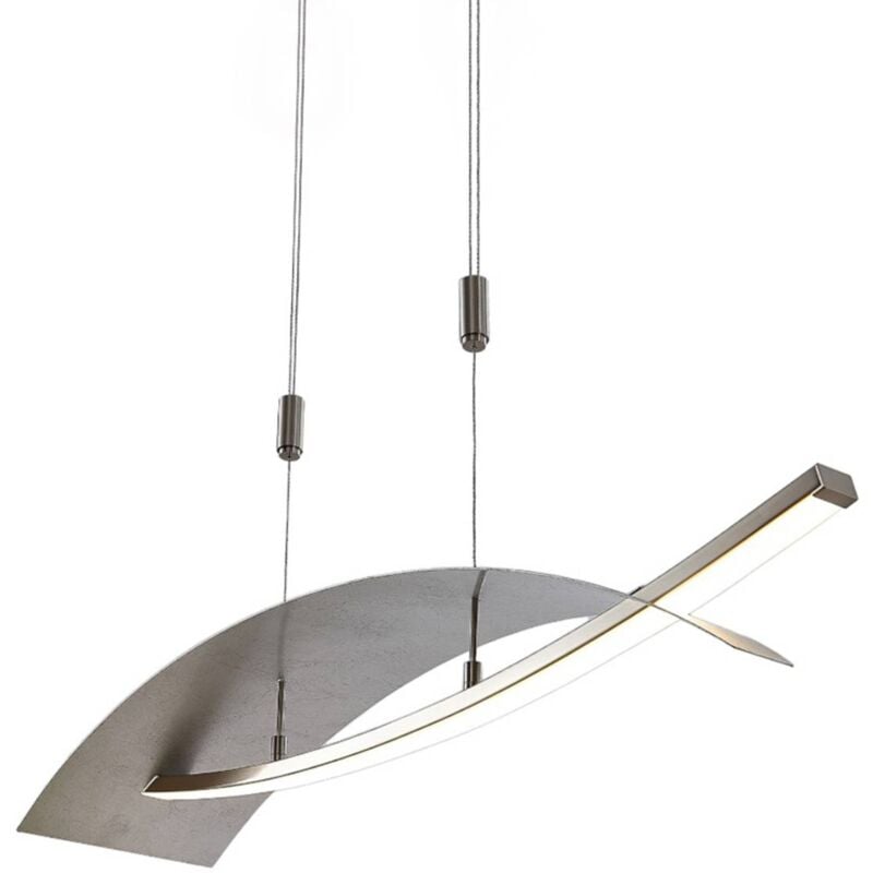 

Lámpara colgante LED Marija, horizontal, plata