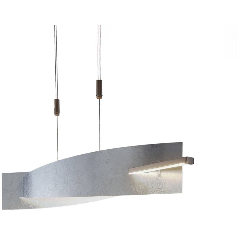 

Lámpara colgante LED Marija, vertical, plata