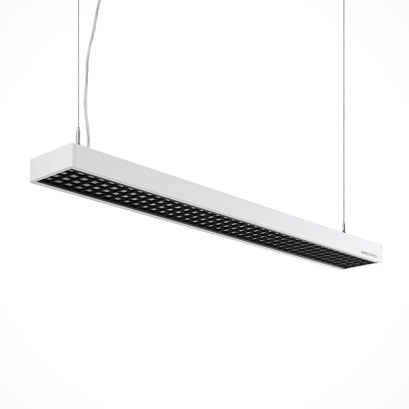 

Lámpara colgante LED oficina Susi, DALI, blanco