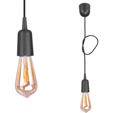 Lámpara colgante LED retro Edison Loft