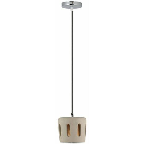 Lámpara colgante LED V-TAC con pantalla de hormigón y portalámparas E27 (máx. 60 W)