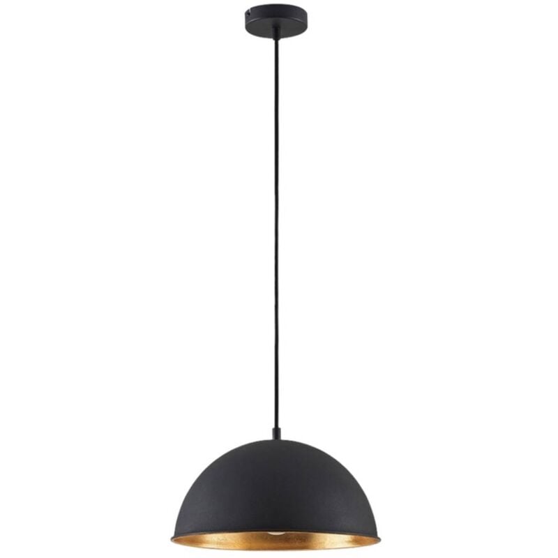 

Lindby - Lámpara colgante Leya en color negro y dorado