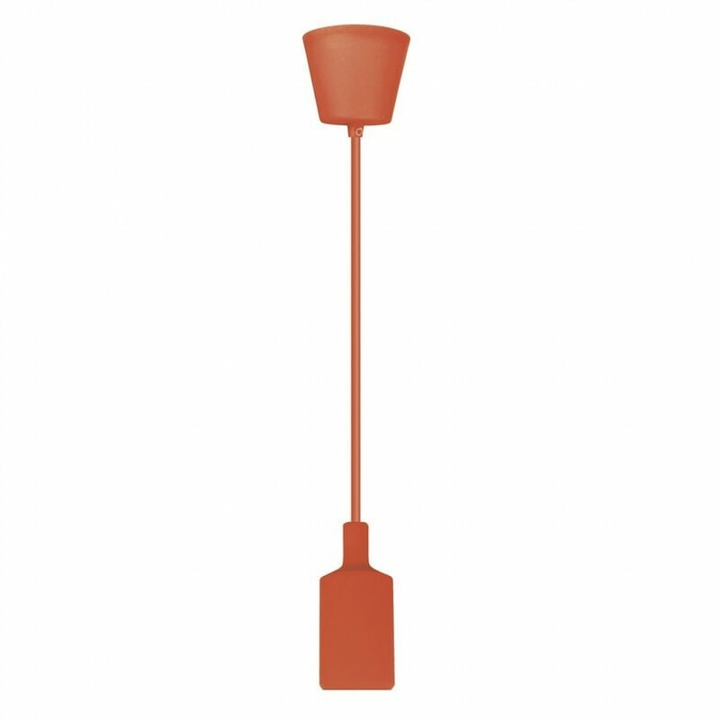 

Colgante de silicona LIDO color naranja, 1 E 27 de - Alemar