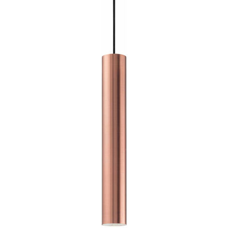 IDEAL LUX Lámpara colgante LOOK cobre 1 bombilla