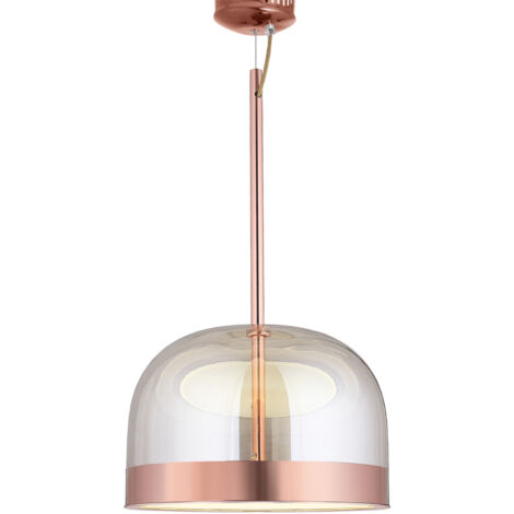 Lámpara Colgante Lumineca Raychel 36x24 cm Oro Rosa