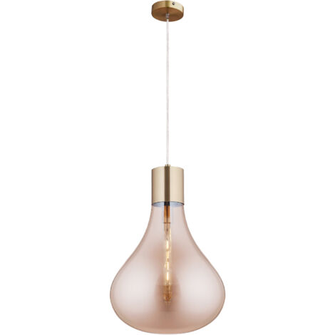 Lámpara Colgante Lumineca Triz 40x50 cm Ámbar