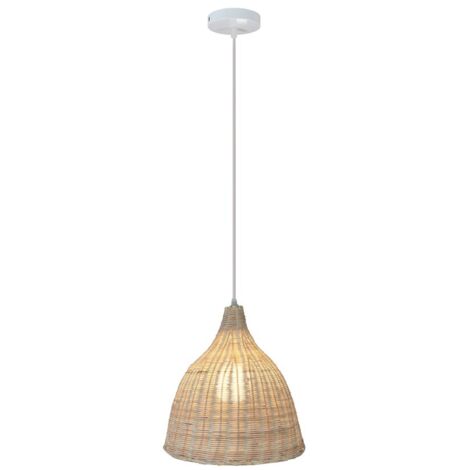 Lámpara colgante Luzon 1xE27 de ratán de 40cm